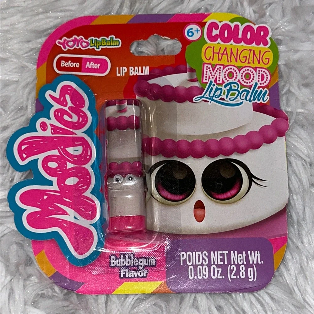 Color‎ changing lip balm Bubblegum Flavor Moodies Yoyo
